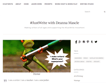Tablet Screenshot of deannamascle.com